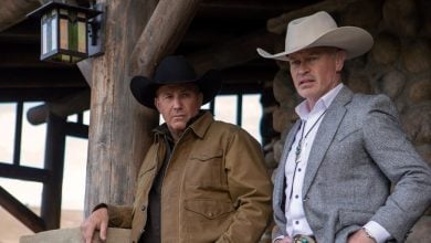 Kevin Costner and Neal McDonough in 'Yellowstone'