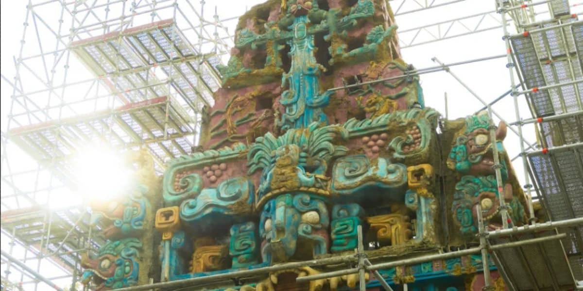 Construction of Indiana Jones ride at Disney World's Animal Kingdom