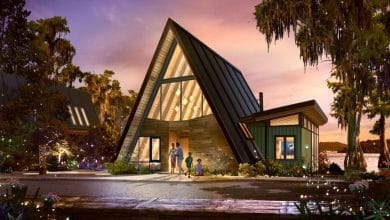 disney's lakeshore lodge entrance concept art
