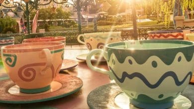 Mad Hatter's Tea Cups at Disneyland Paris